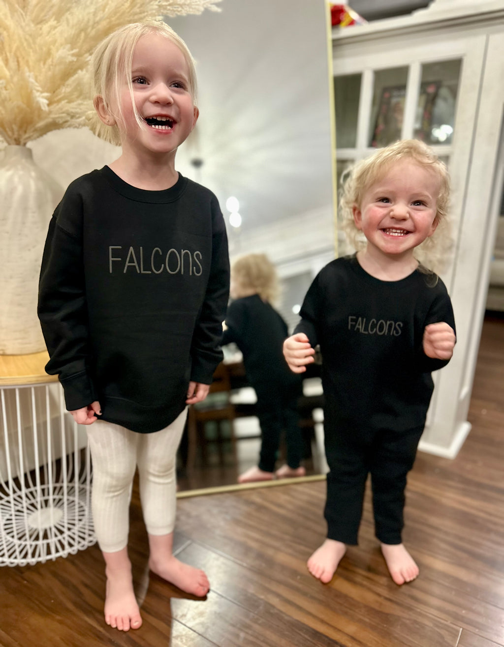 Black on Black Puff Falcon Crews