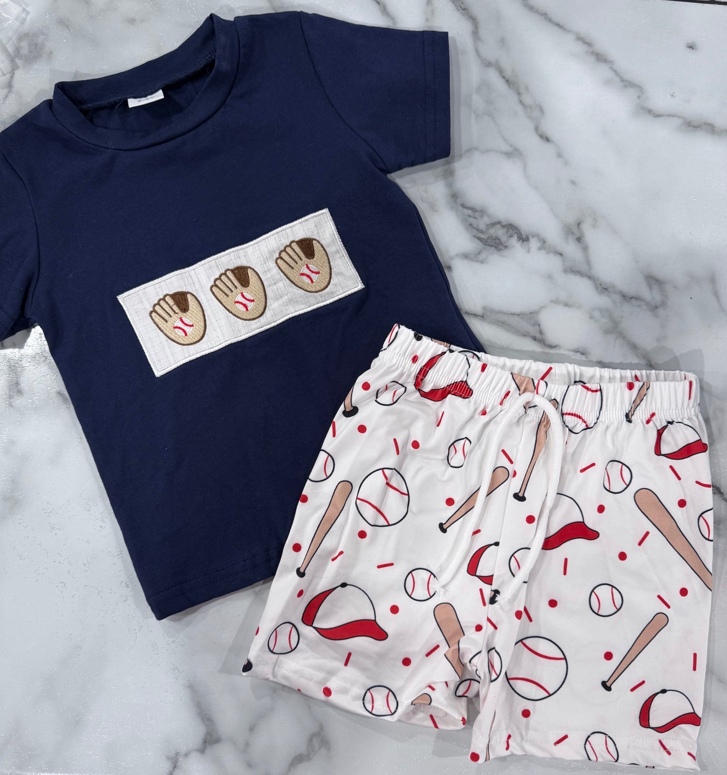 Embroidered Baseball Set