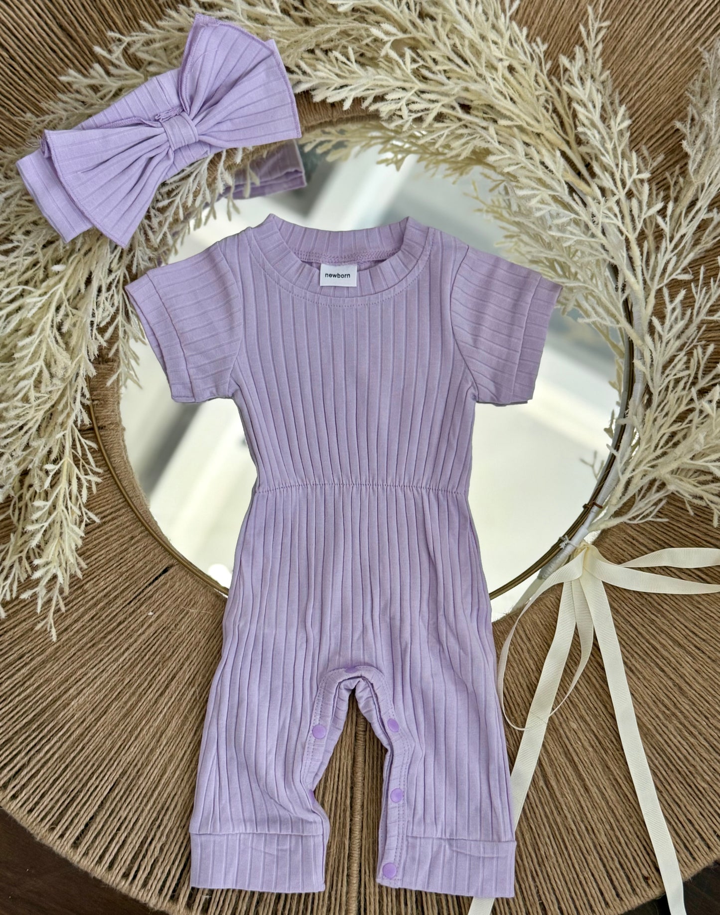 Cozy Ribbed Spring Jumpsuit