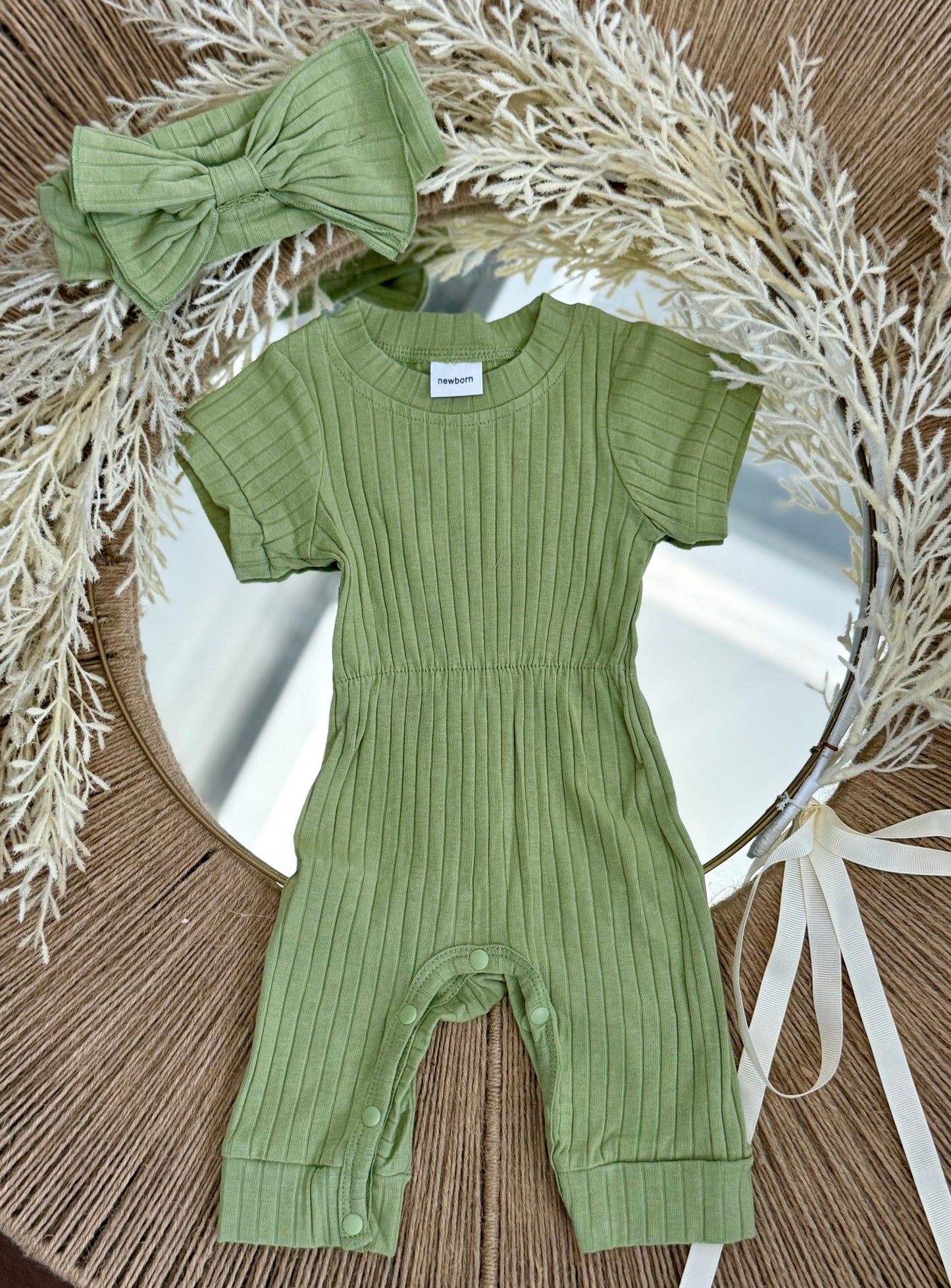 Cozy Ribbed Spring Jumpsuit
