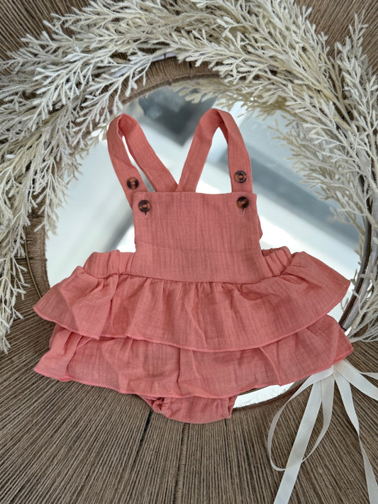 Overall Ruffle Romper