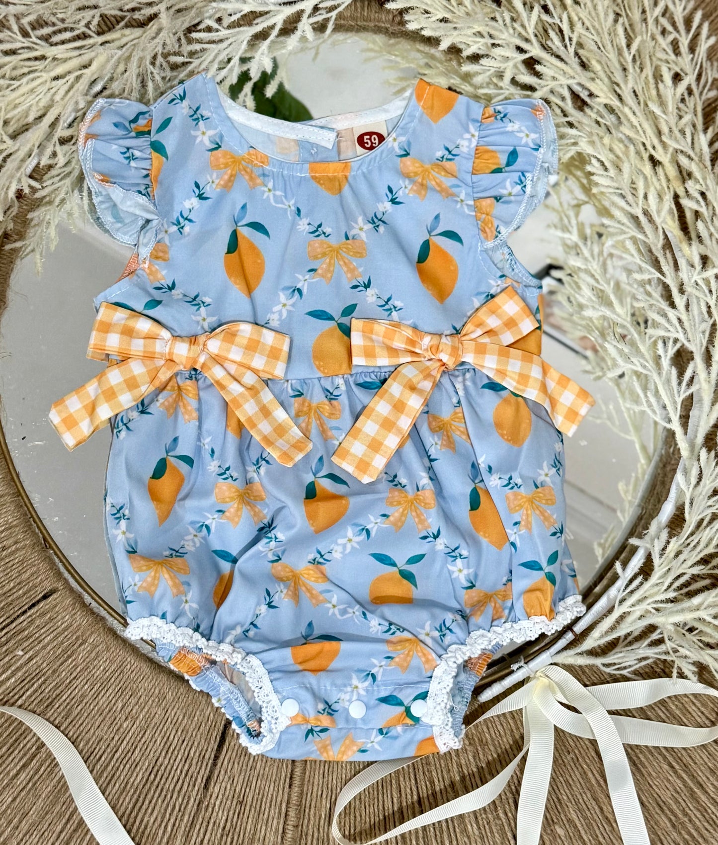 Lemon Spring Romper