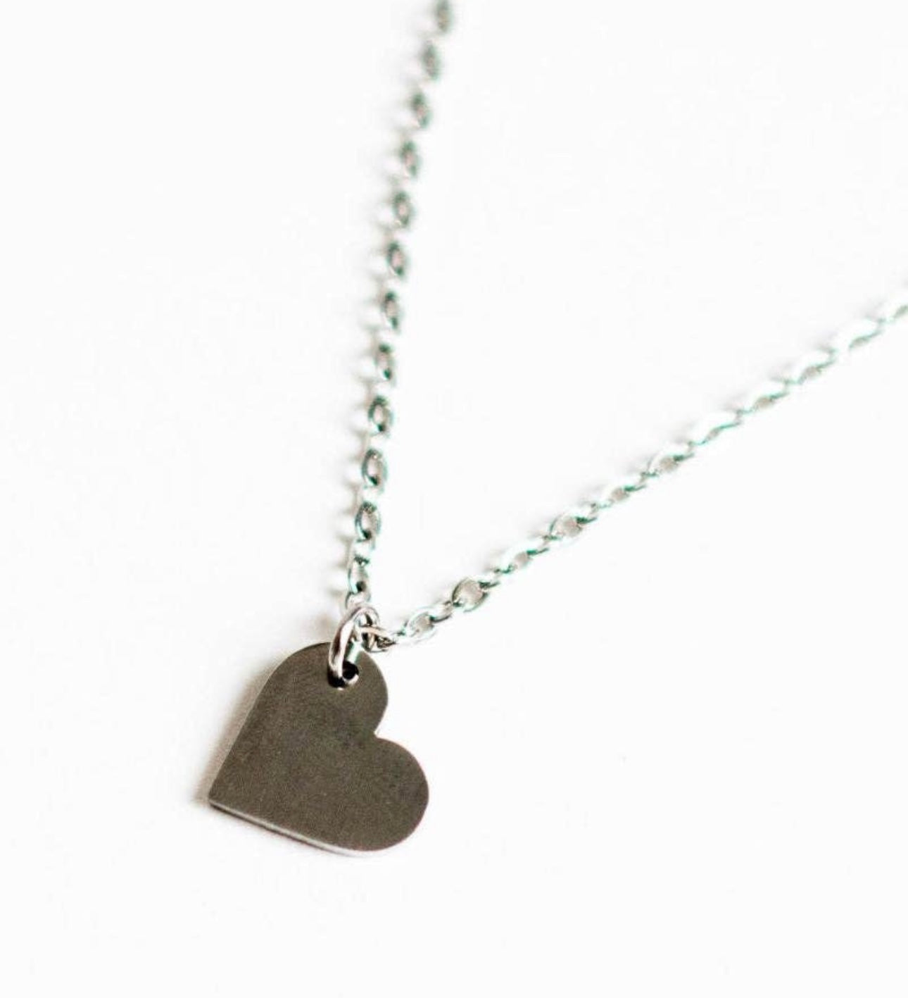 Mom + Mini Heart Necklace Set