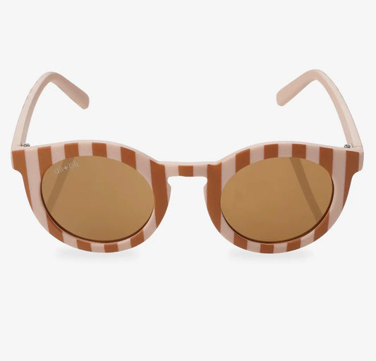 Retro Stripe Sunglasses