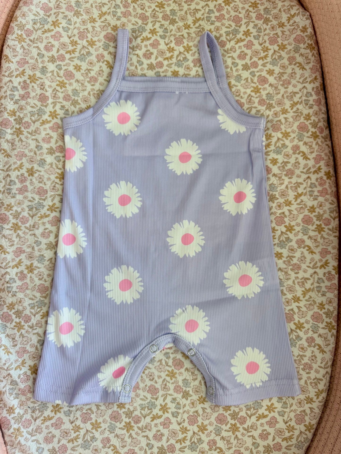 Ribbed Tank Romper