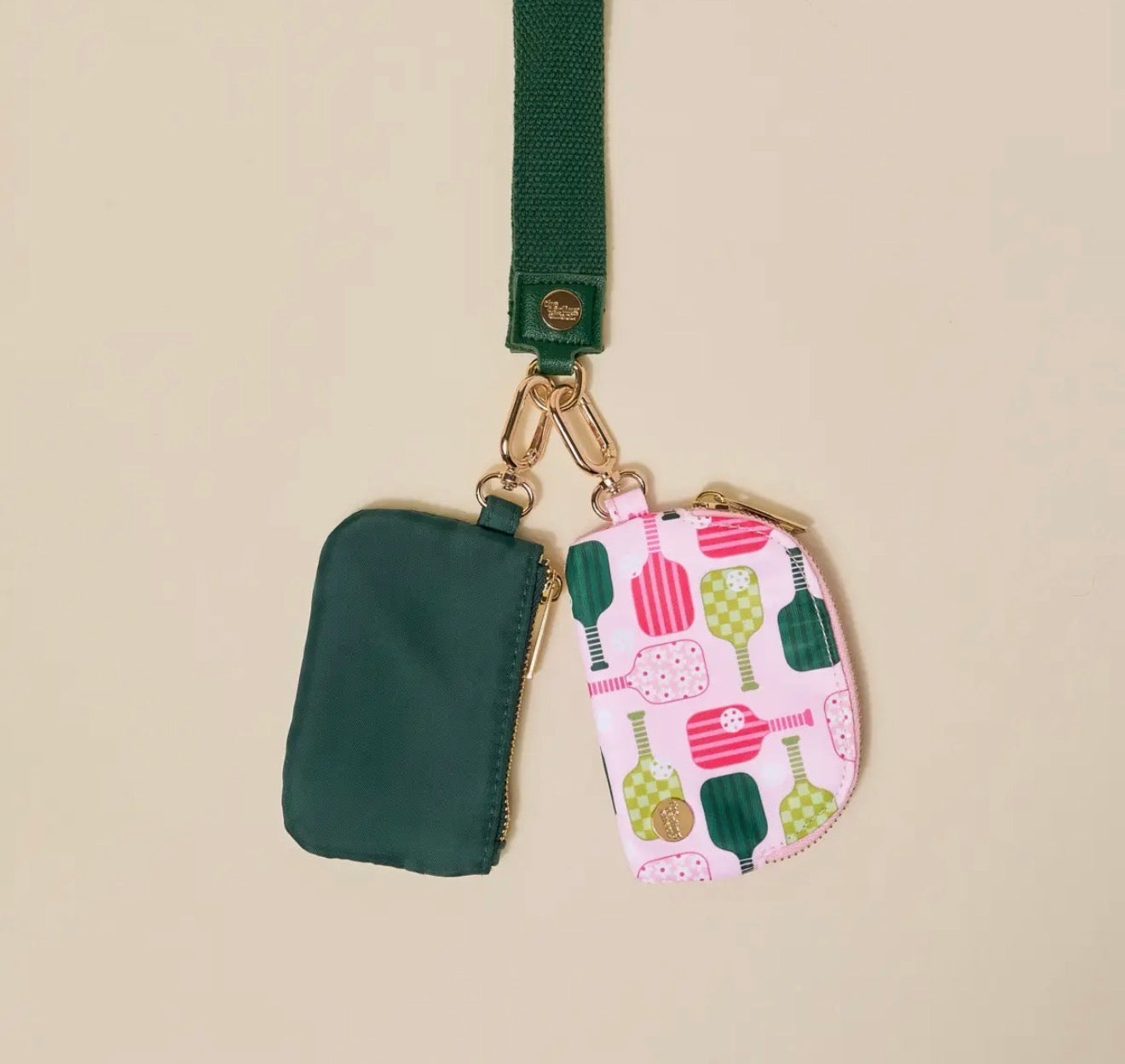 Dynamic Duo Pickleball Party Pouch Wristlet