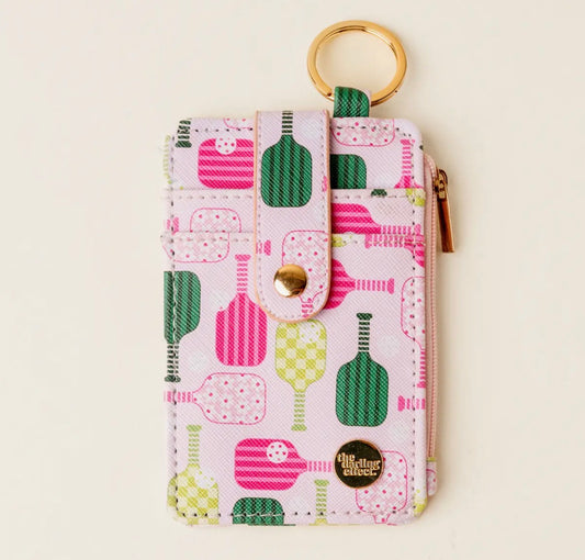 Keychain Wallet Pickleball Party