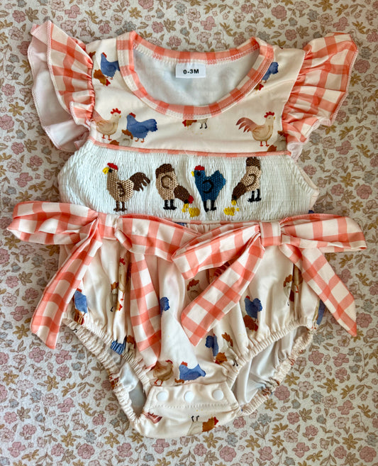 Farmer’s Chickens Romper