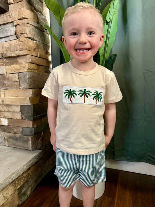Embroidered Palm Set