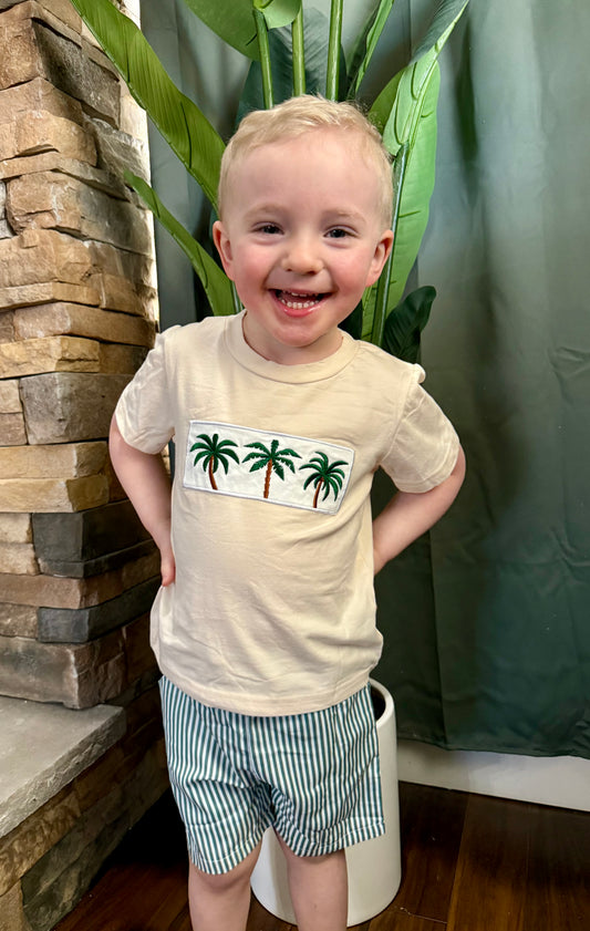 Embroidered Palm Set