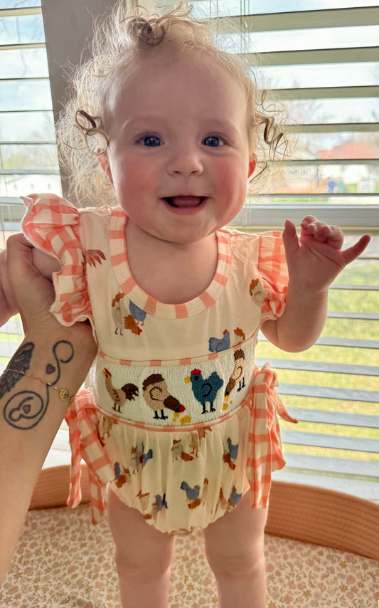 Farmer’s Chickens Romper