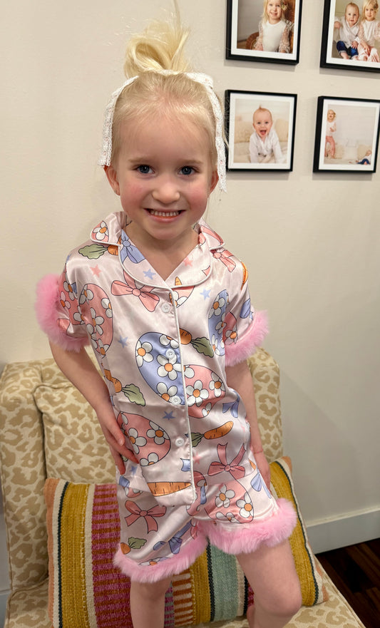 Floral Egg PJ Set