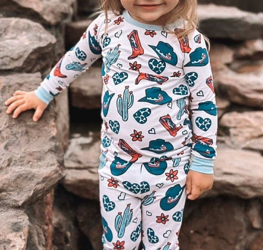 Let’s Go (Cow)Girls Bamboo Pajamas