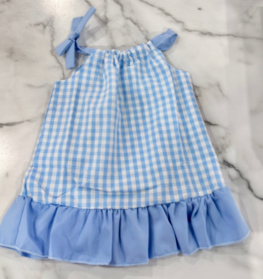 Blue Gingham Dress
