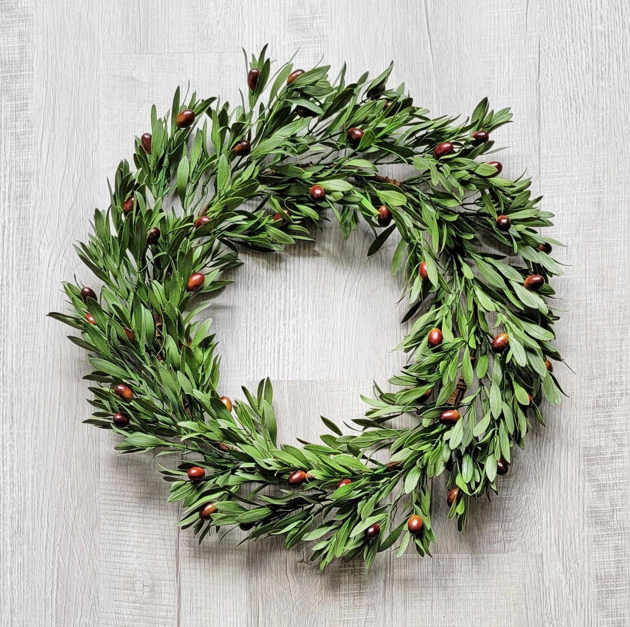 Artificial Olive Wreath
