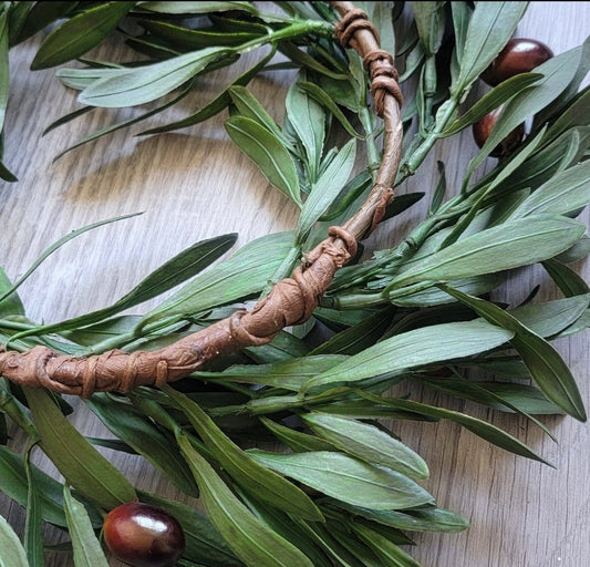 Artificial Olive Wreath