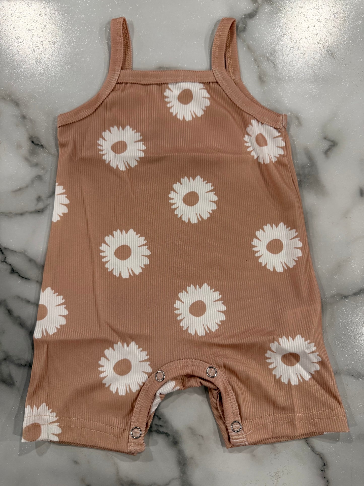 Ribbed Tank Romper