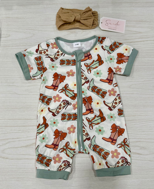 Cowgirl Shortie Romper