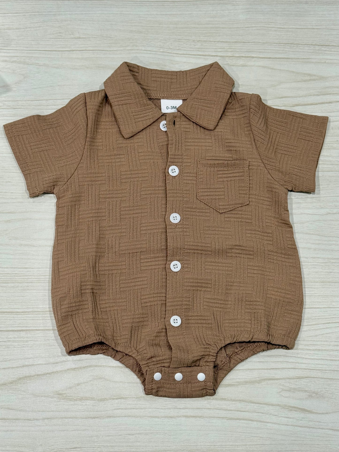 Sand Textured Bubble/Shorts Set