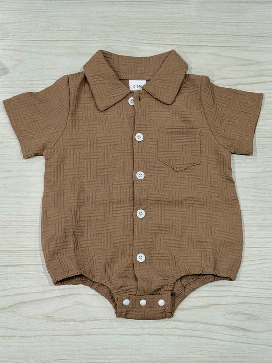 Sand Textured Bubble/Shorts Set