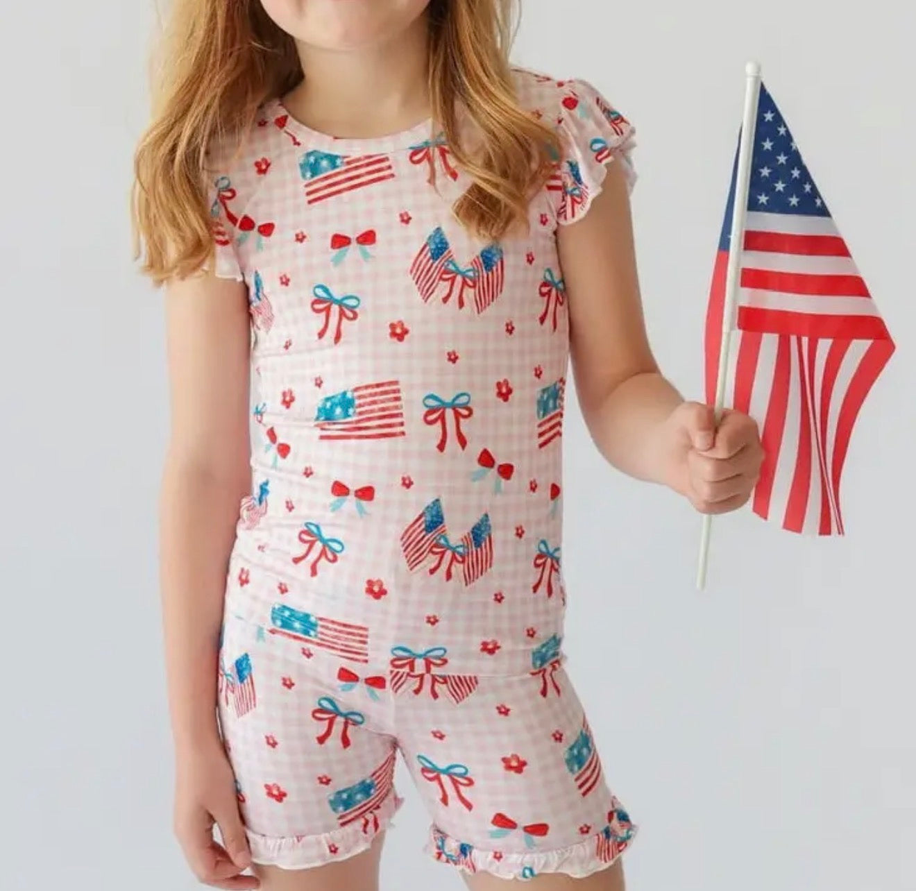 Star-Spangled Sweetheart Dream Ruffle Short Set