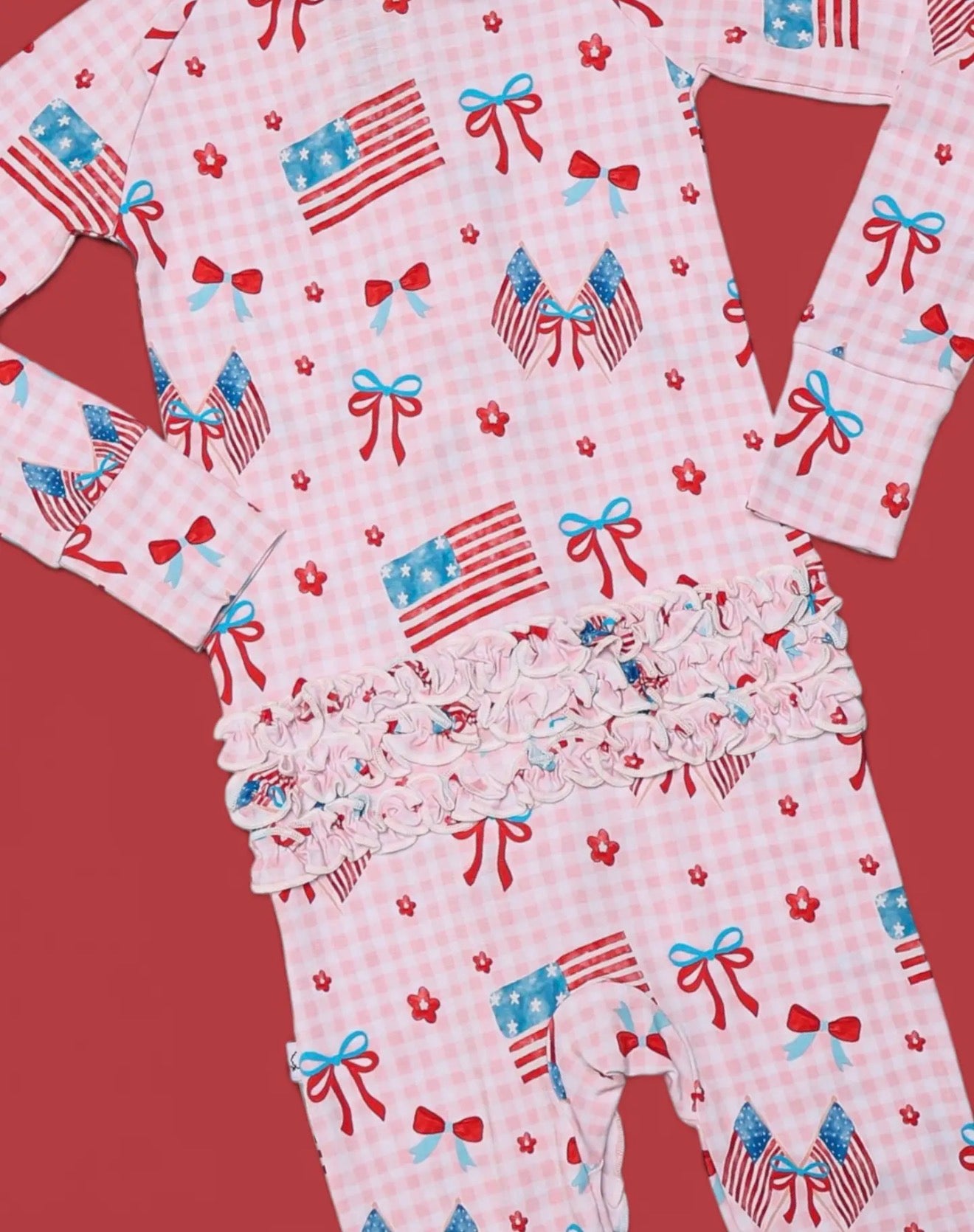 Star-Spangled Sweetheart Dream Ruffle Romper