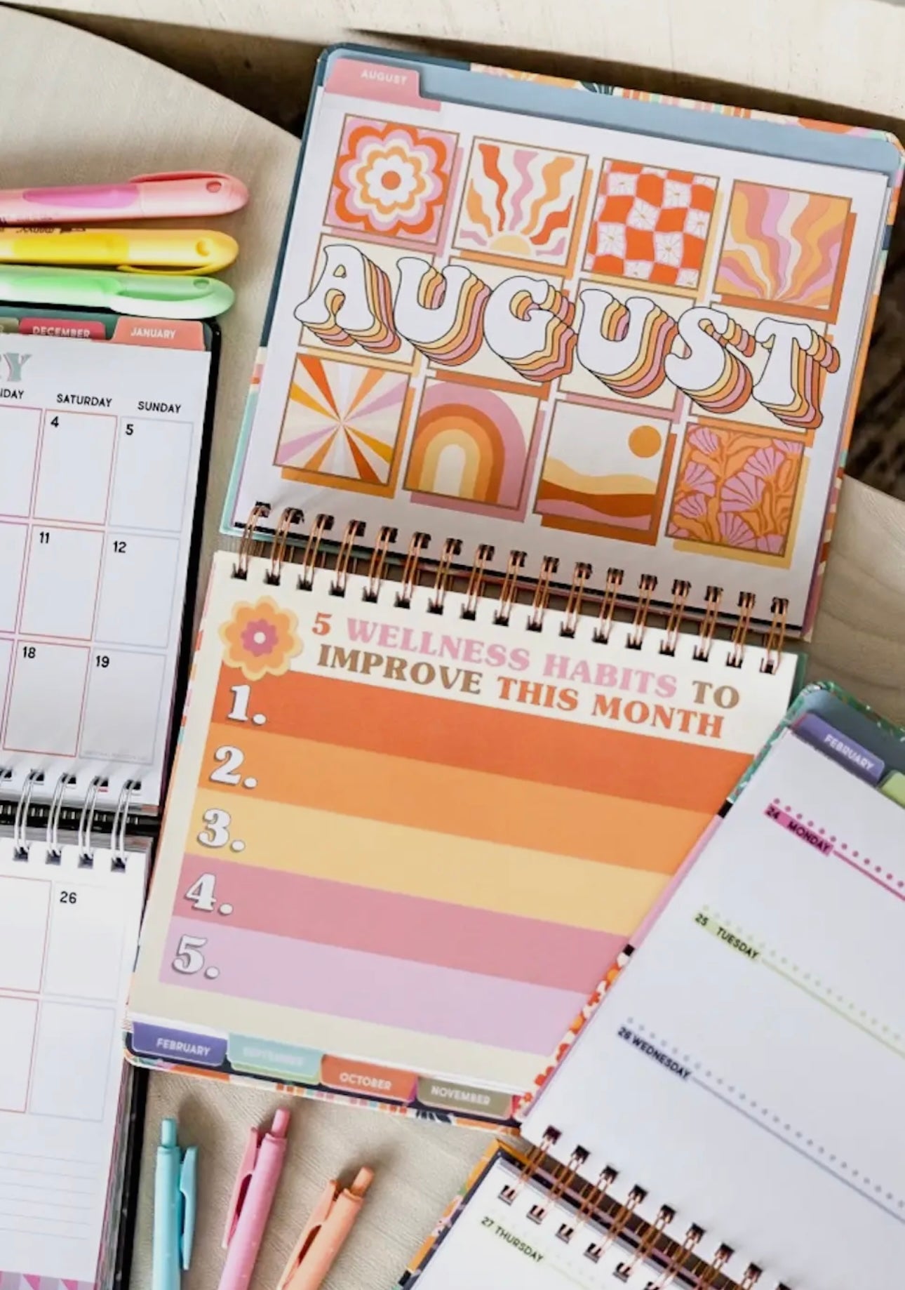 17-Month Notebook Planners