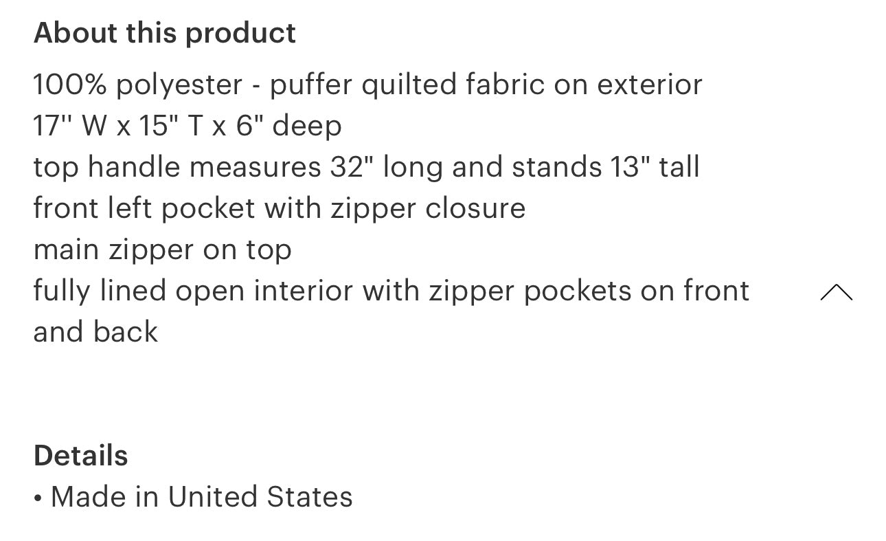 On Cloud 9 Puffer Tote Bag