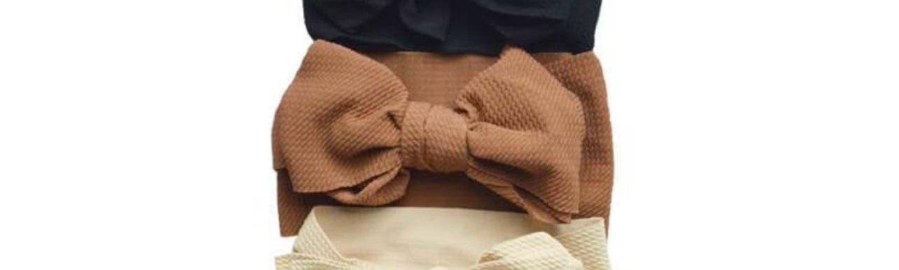 Mila Infant Messy Bow Headbands