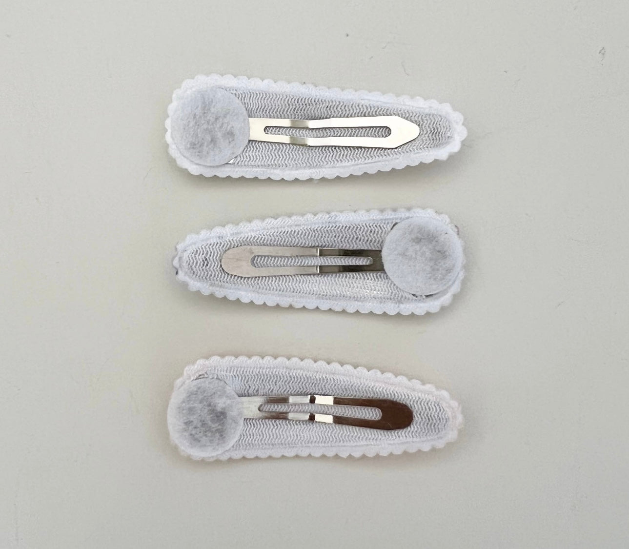 Fabric Hair Clip Snap Barrettes