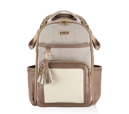 Vanilla Latte Boss Plus Backpack Diaper Bag