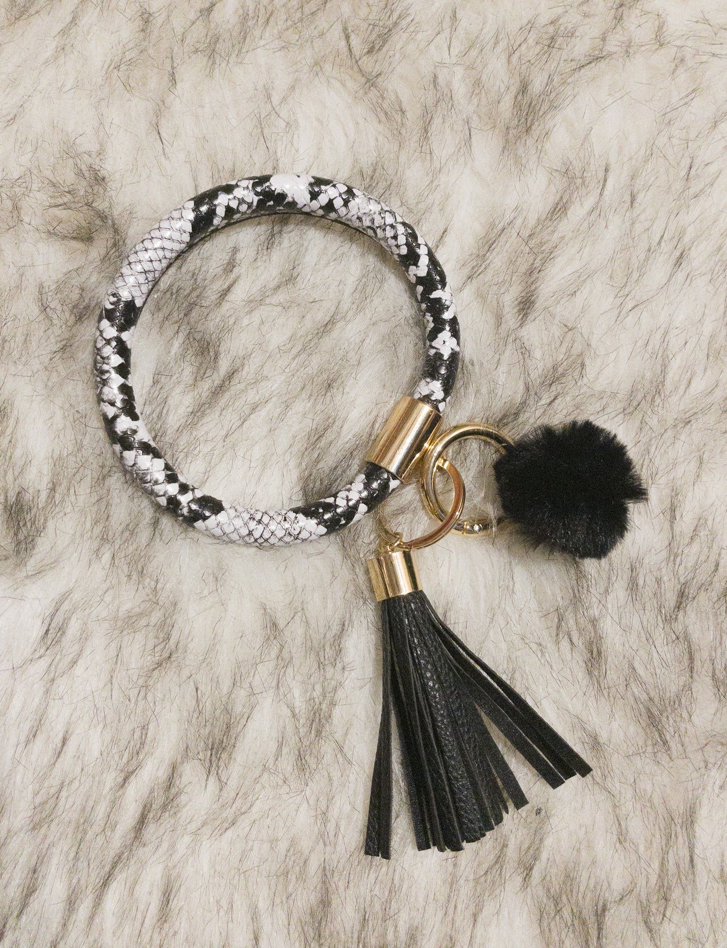Bangle Pom Key Chain