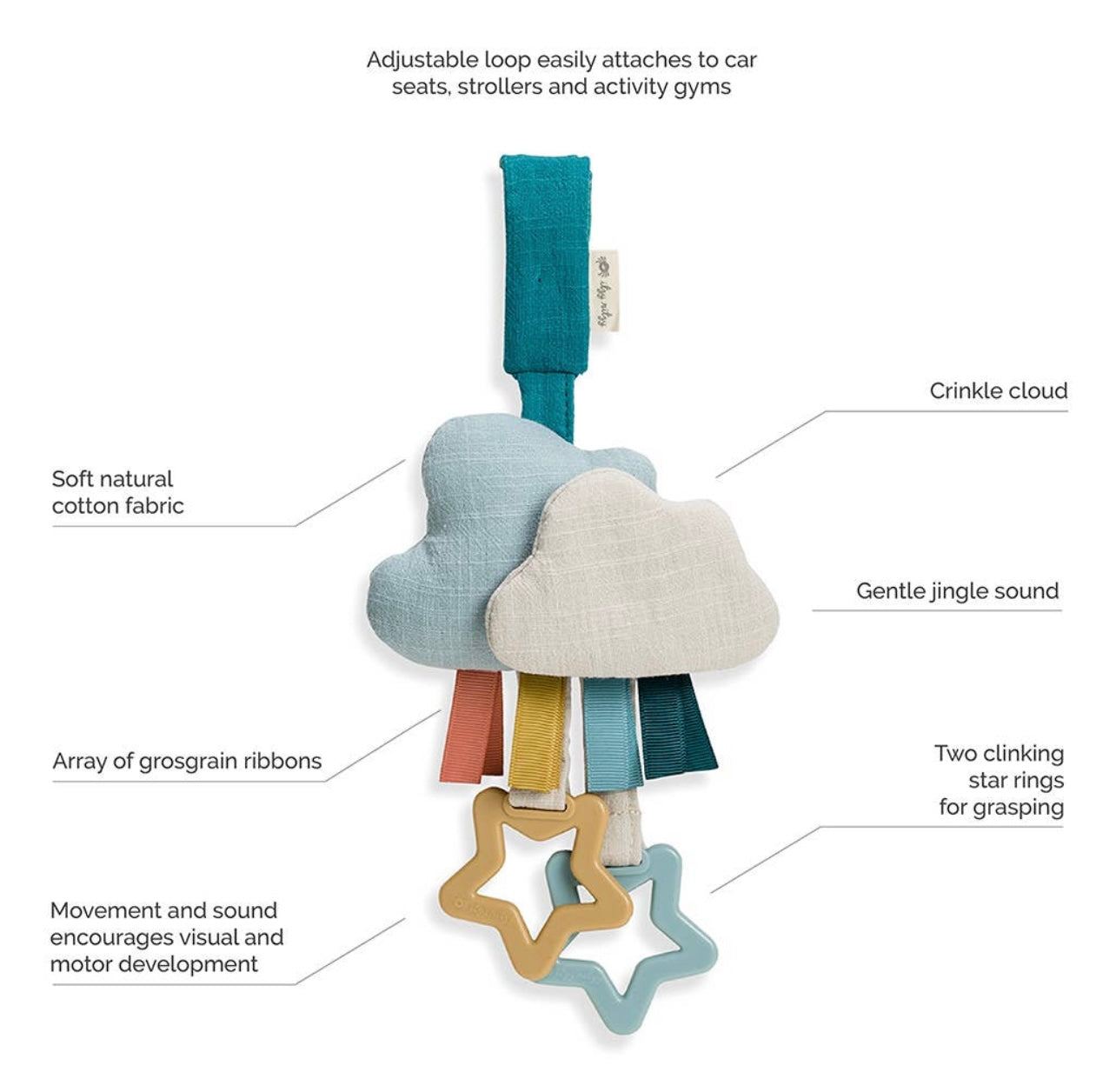 Jingle Attachable Travel Toy (2 styles)