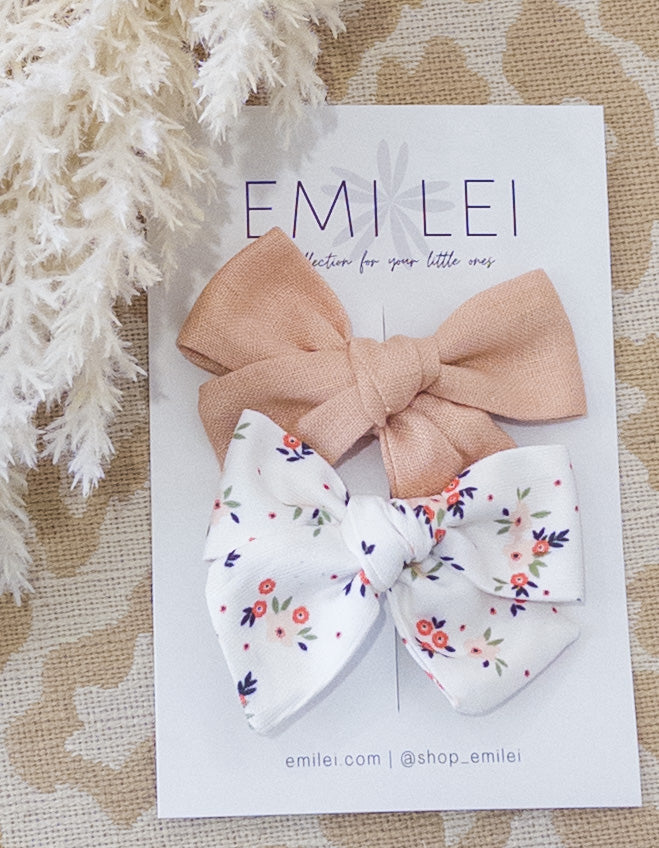 Alligator Clip Bow Set