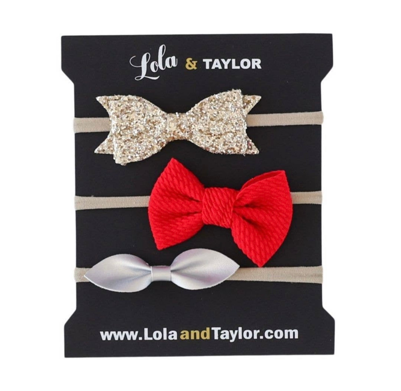 Lola & Taylor- Sabrina Bow Set