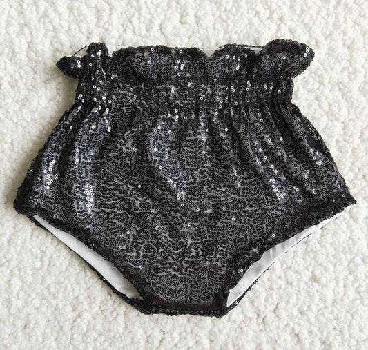 Black Sequin Bummies