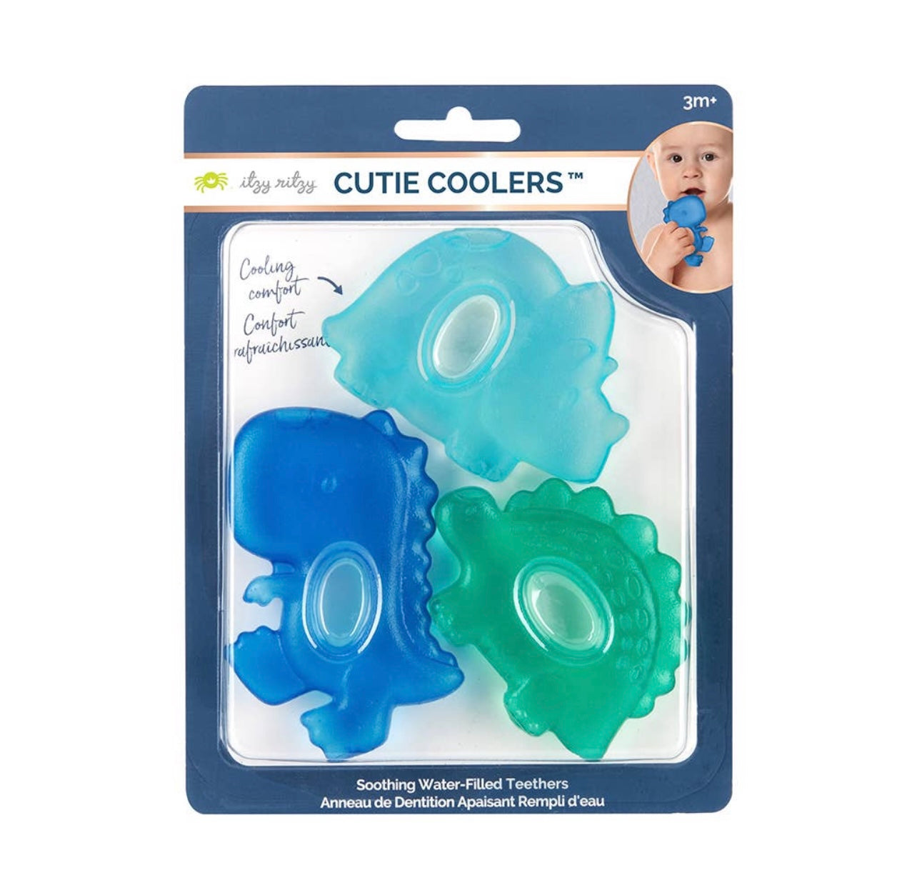 Cutie Coolers Water Filled Teethers (3 colors)