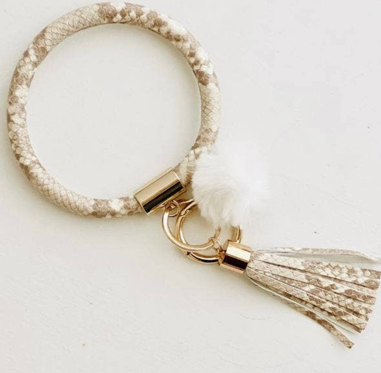 Bangle Pom Key Chain
