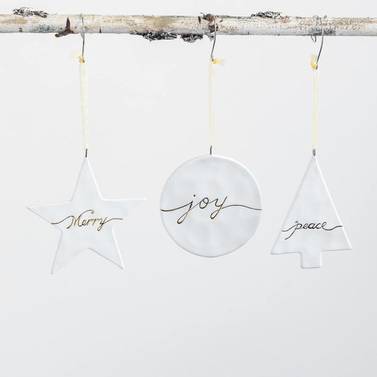 Star Tree Circle Ornaments