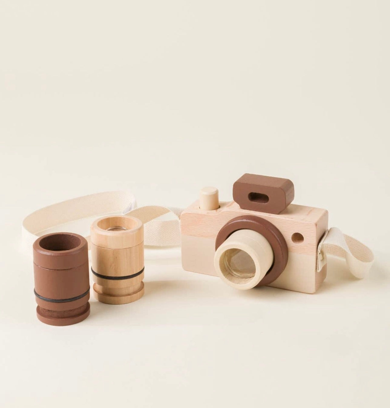 Wooden Camera with Bag