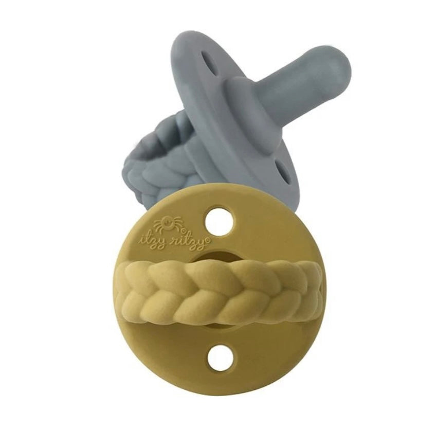 2- Pack Sweetie Soother Pacifier Sets (17 colors)