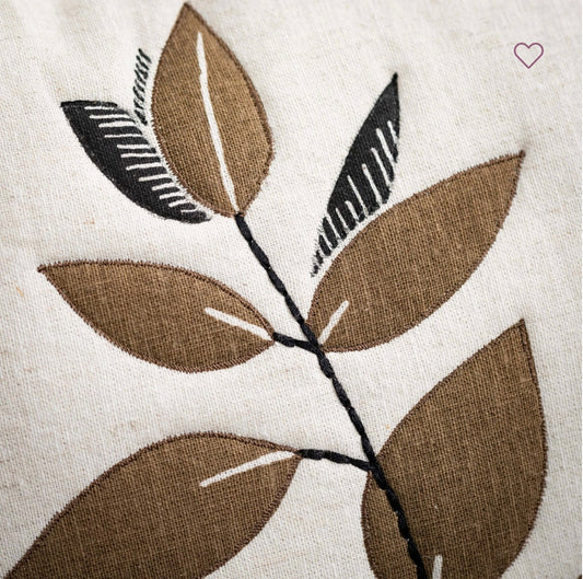 Leaf Accent Pillow