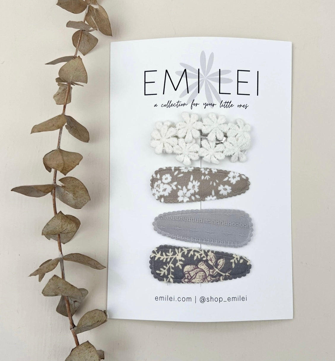 Fabric Hair Clip Snap Barrettes