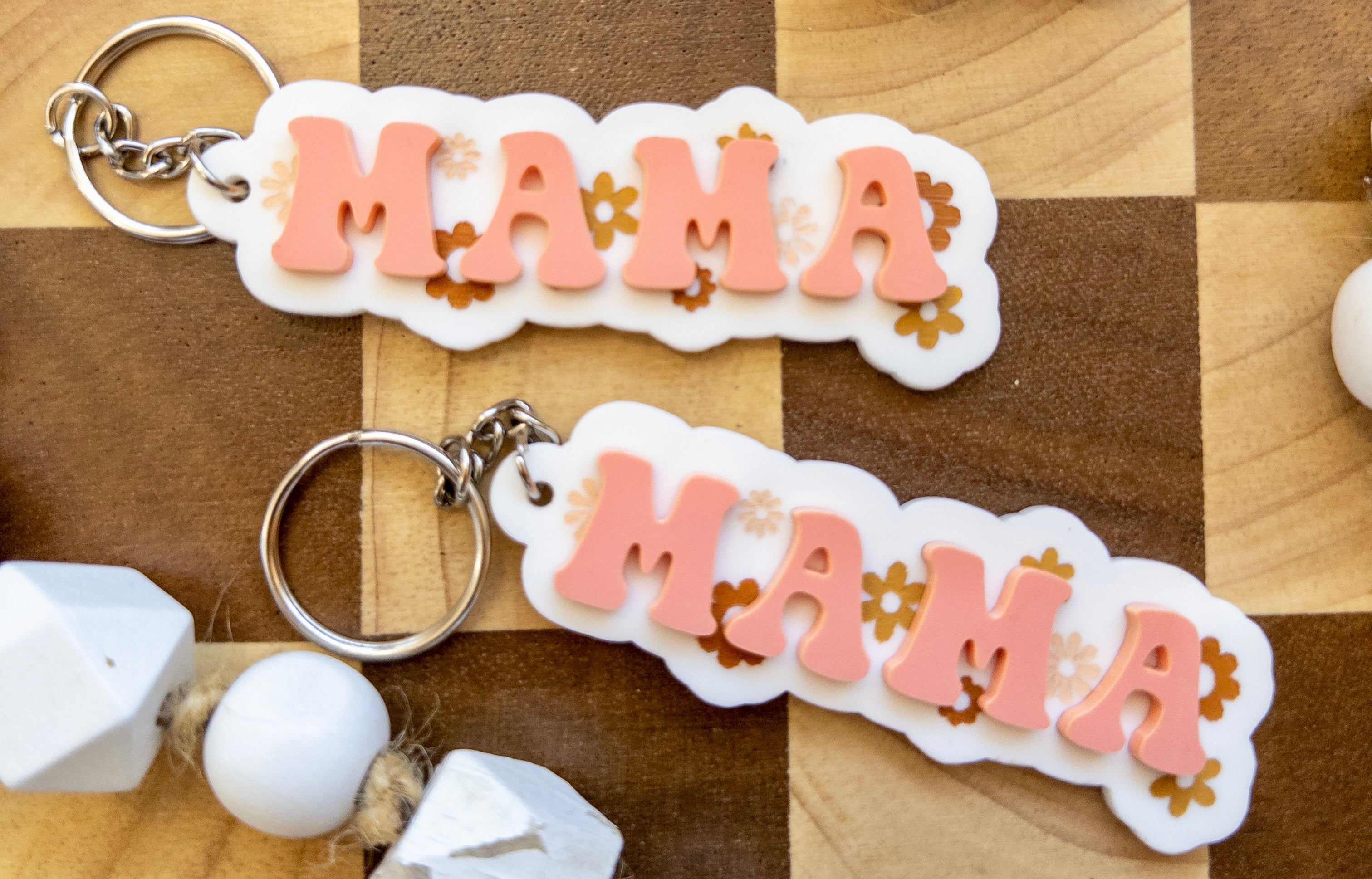 Groovy Mama Keychain