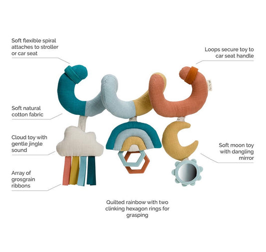 NEW Spiral Car Seat Activity Toy