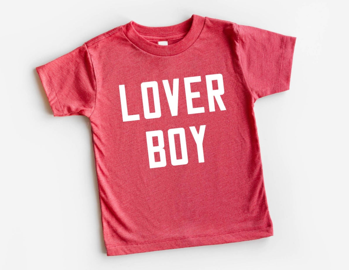 Red Lover Boy Tee