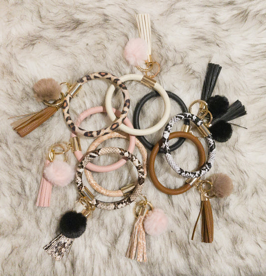 Bangle Pom Key Chain