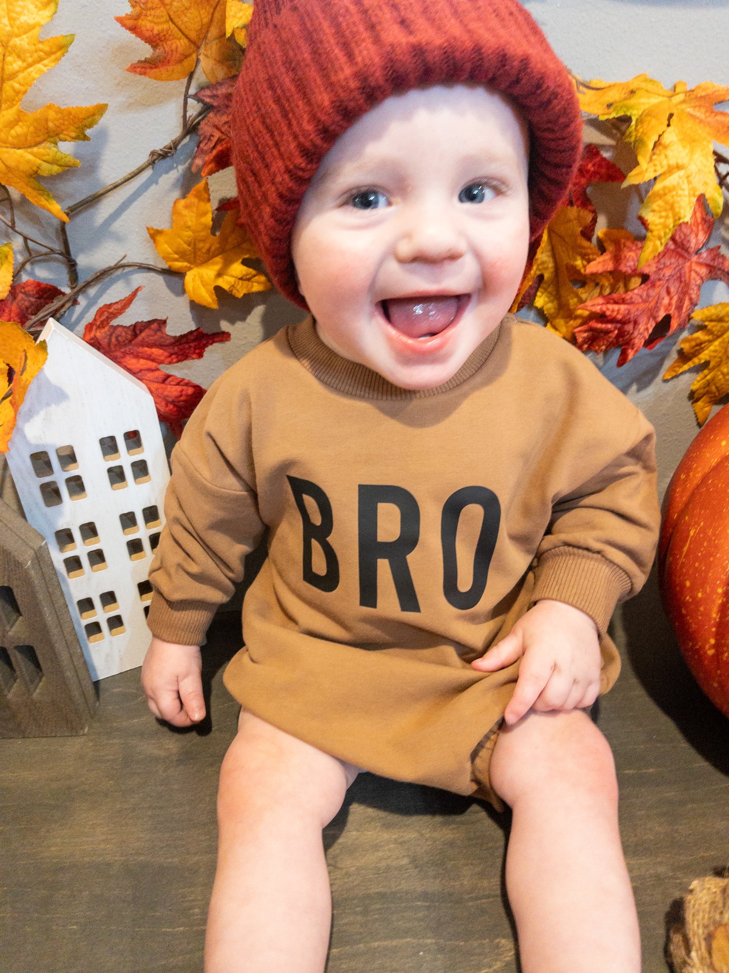 BRO Organic Baby Sweater Romper