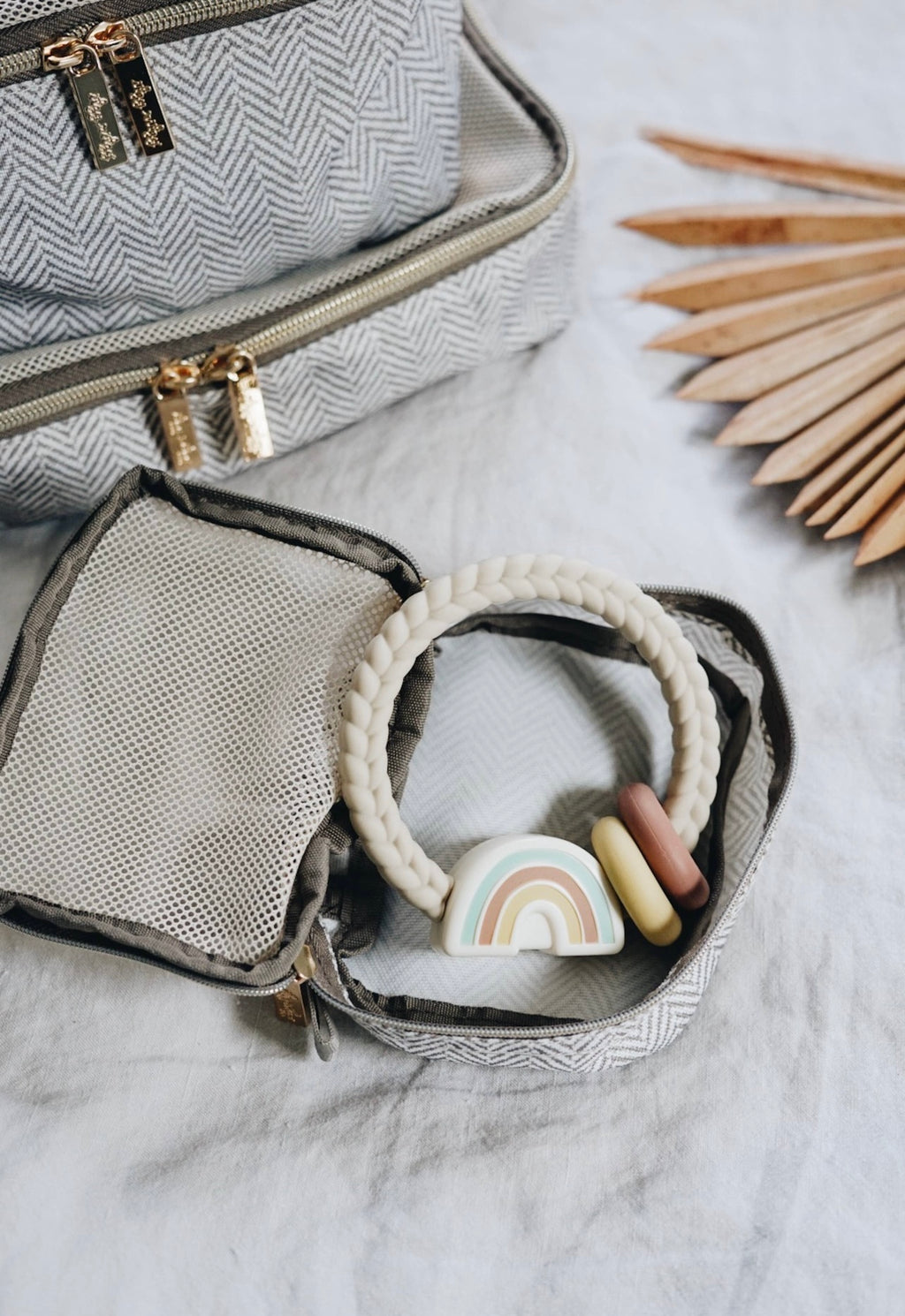 Ritzy Rattle Silicone Teether Rattle (5 colors)