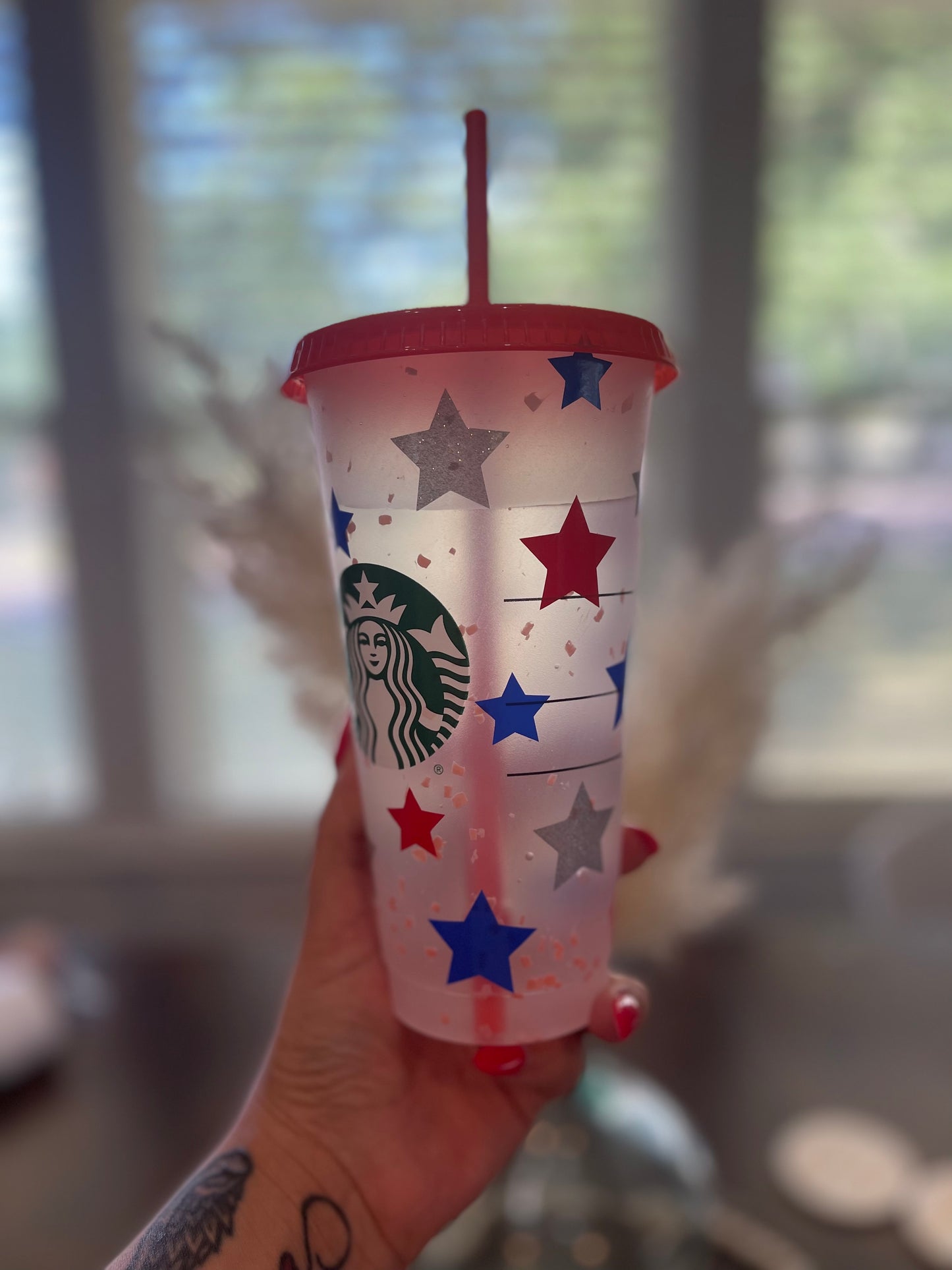 Red+White+Blue Color Changing Cup